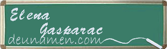 Elena Gasparac Visitenkarte